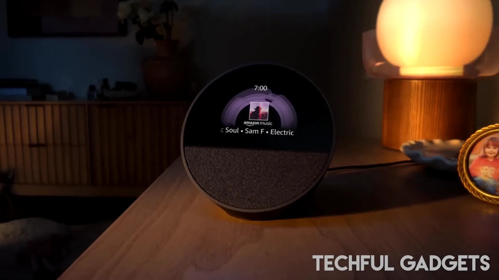 Amazon Echo Spot smart alarm clock